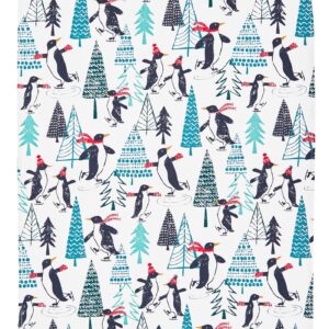 Penguins on Ice Cotton Tea Towel