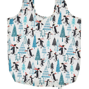 Penguins on Ice Foldable Shopping Bag